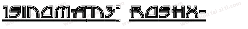 1sinoma(nj) roshx字体转换